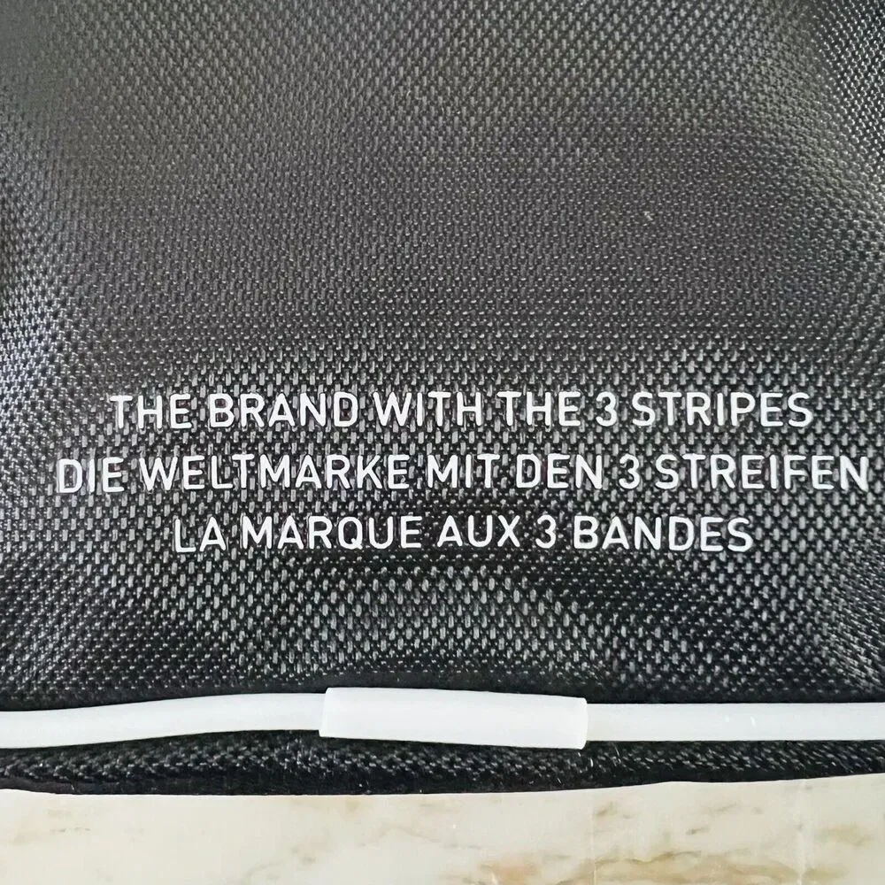 ADIDAS ORIGINALS Black White Mini Backpack With Trefoil Logo - Picture 4 of 10